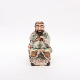 A 19th Century Japanese Satsuma Figural Jar