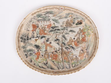 A 19th Century Japanese Satsuma Tray