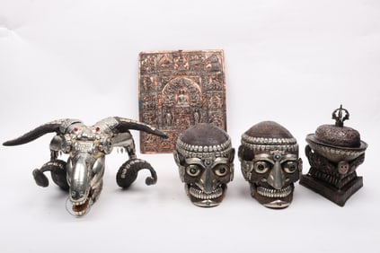 A Group of Tibetan Items