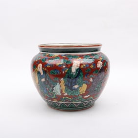 A Japanese Ko Kutani Style Jar