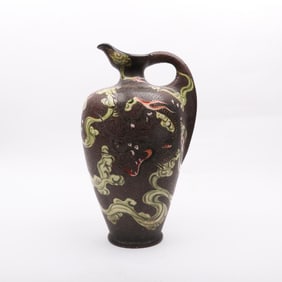 A Large Japanese Satsuma Ewer