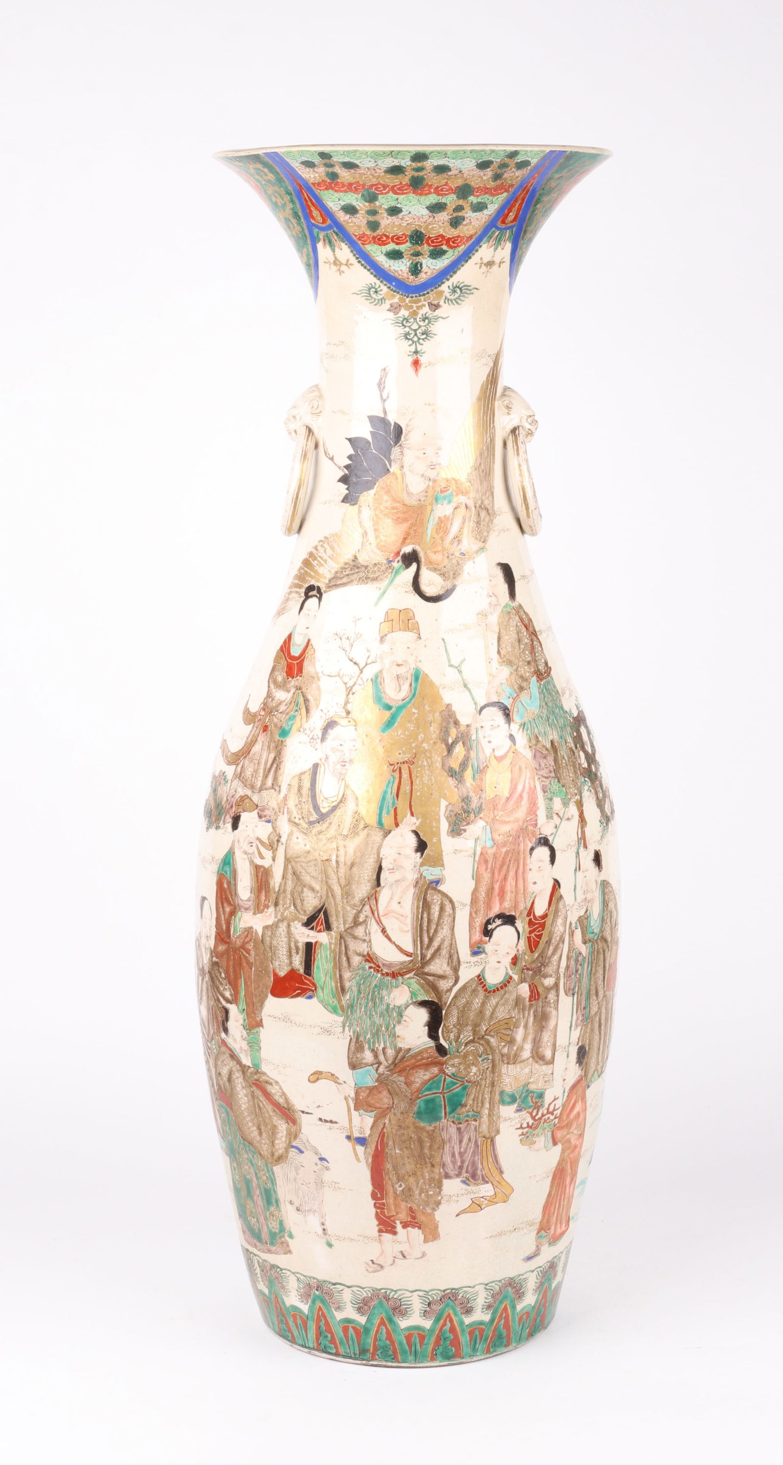 A Monumental Japanese Satsuma Vase (1 of 12)