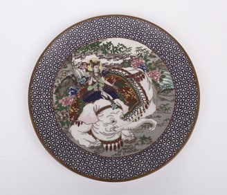 A Japanese Cloisonne Charger