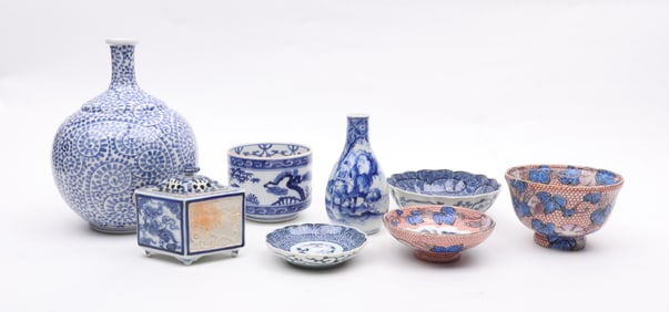 A Group of Japanese Porcelain