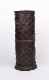 A Japanese Bronze Umbrella Stand