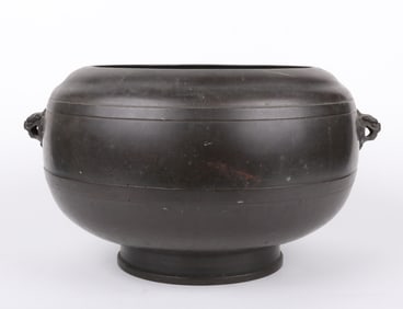 A Large Chinese Bronze Censer