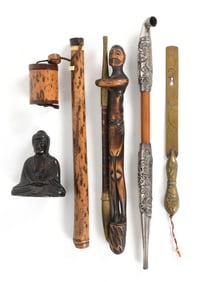 A Group of Antique Japanese Objects