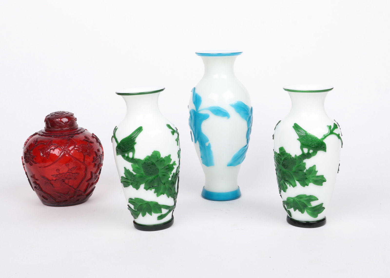 Four Pieces of Chinese Peking Glass (1 of 12)