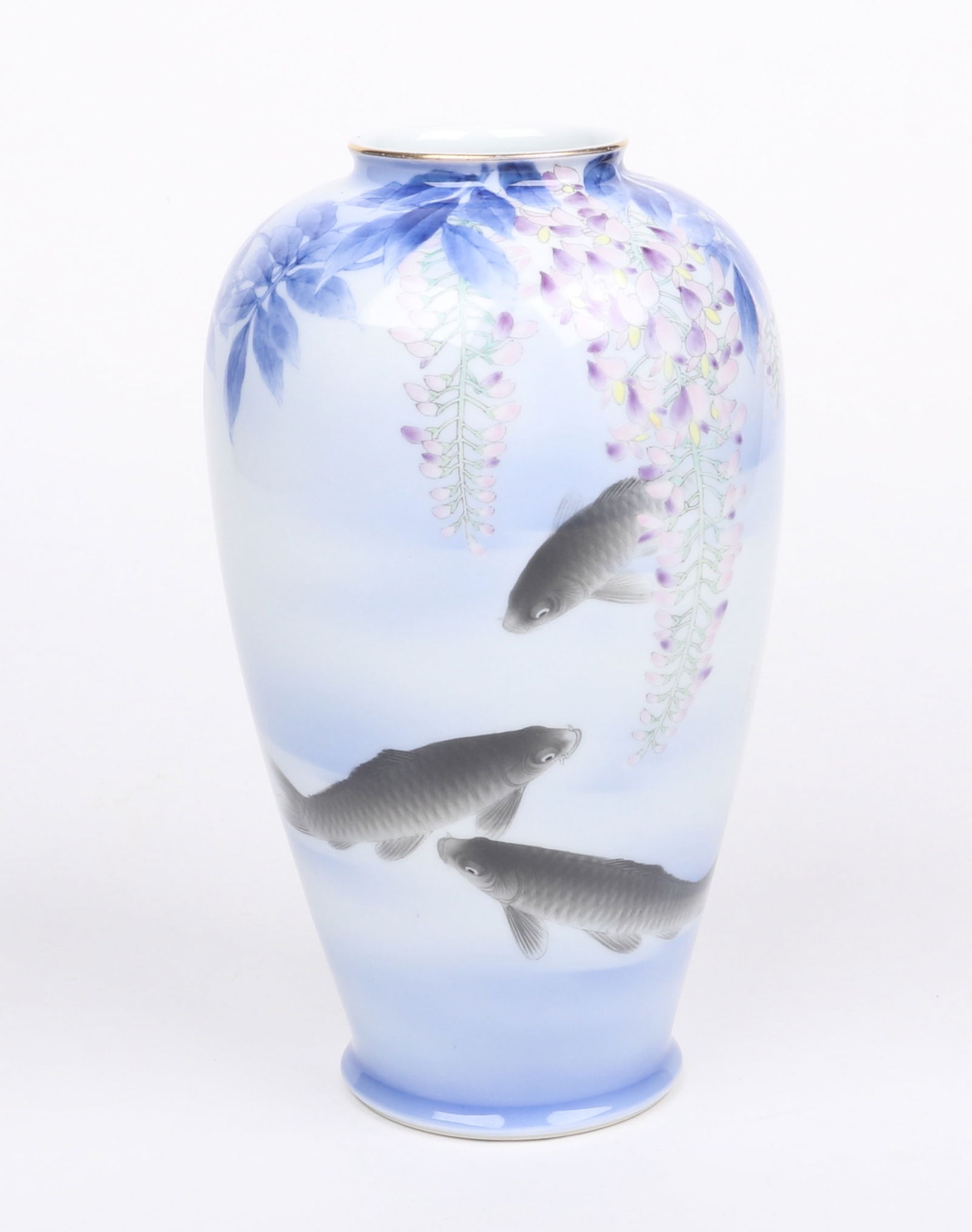 A Japanese Fukagawa Porcelain Vase (1 of 7)