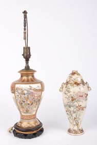 Two Japanese Satsuma Vases