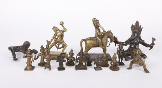 A Group of Asian Bronze Figures