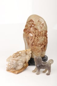 Three Chinese Stone Carvings