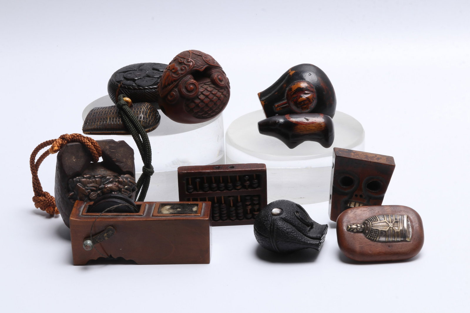 A Group of Netsuke, Utilitarian Objects (1 of 20)