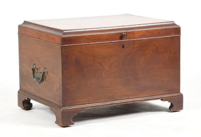 George III Inlaid Mahogany Bottle Case, Late 18th /Early 19th Century