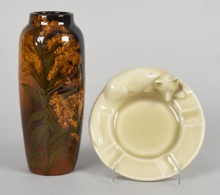 Two Pieces of Rookwood Pottery