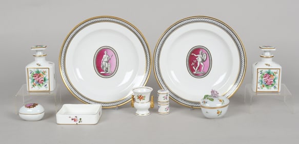 A Group of Estate Porcelain Including Vienna