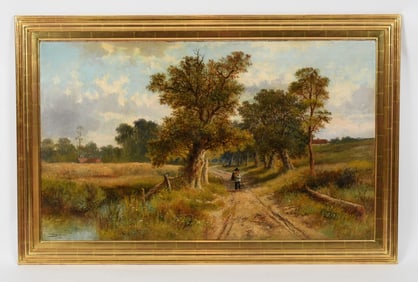 Abraham Hulk II (Dutch,UK,1851-1922) Oil on Canvas