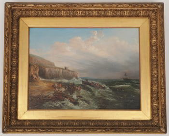 Att. to Benjamin Herring, Jr. (1830 - 1871) Oil on Panel