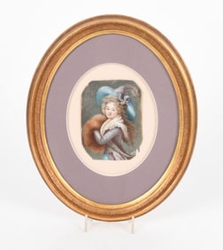 Portrait Miniature of Madame Mole-Reymond, After Madame Le Brun