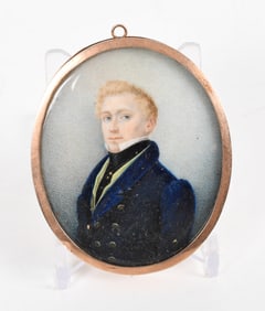Portrait Miniature of a Gentleman, Probably English, 19th Century