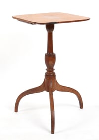Federal Cherry Candlestand, Early 19th Century