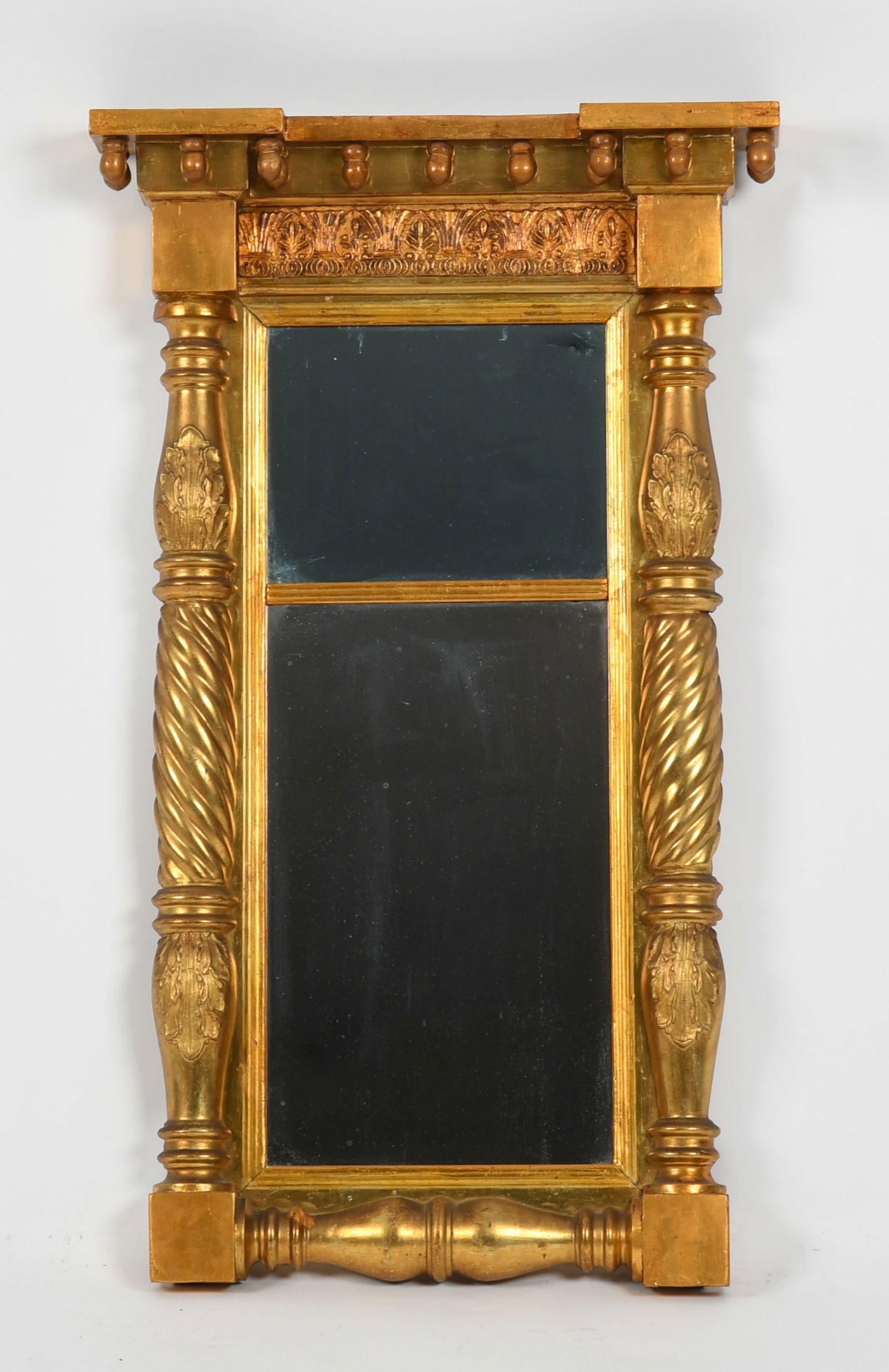 Federal Carved Giltwood Pier Mirror, First Quarter 19th Century (1 of 8)
