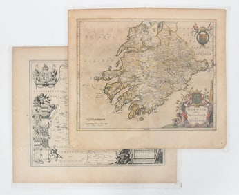 Two Early Maps, Ireland and England
