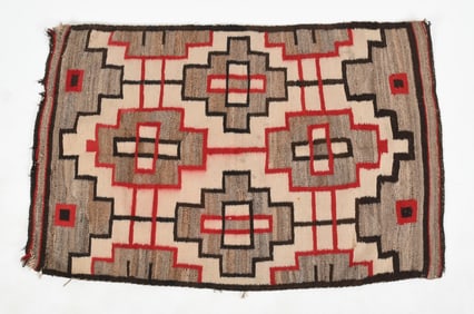 Navajo (Din) Saddle Blanket, First Half 20th Century