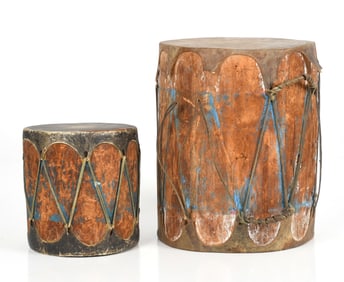 Two Native American Drums