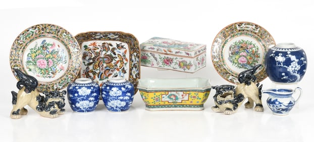 A Group of Chinese Export Porcelain