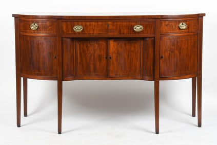 New York Federal Inlaid Mahogany Sideboard, Circa 1800