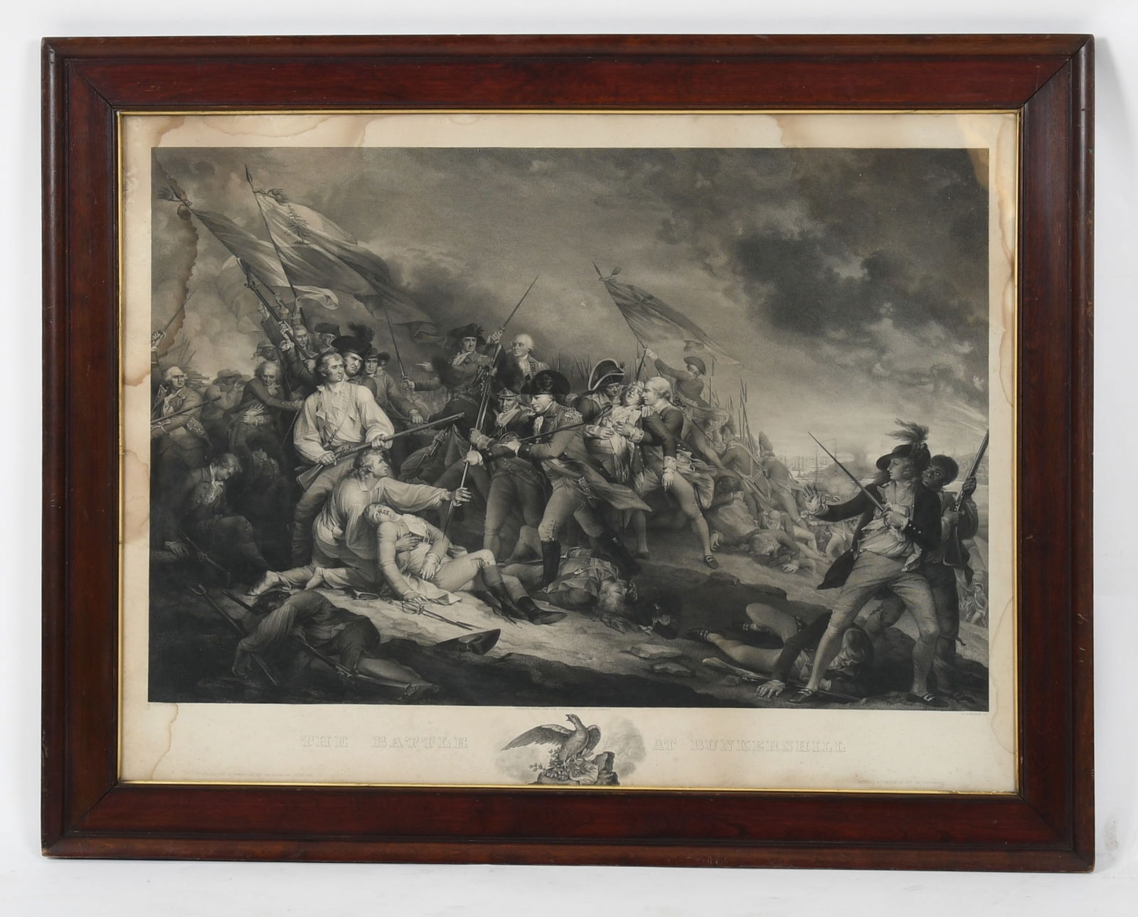 After John Trumbull, Engraving, Battle At Bunker's Hill (1 of 10)