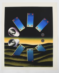 Tomoko Nishida (born 1949) Serigraph