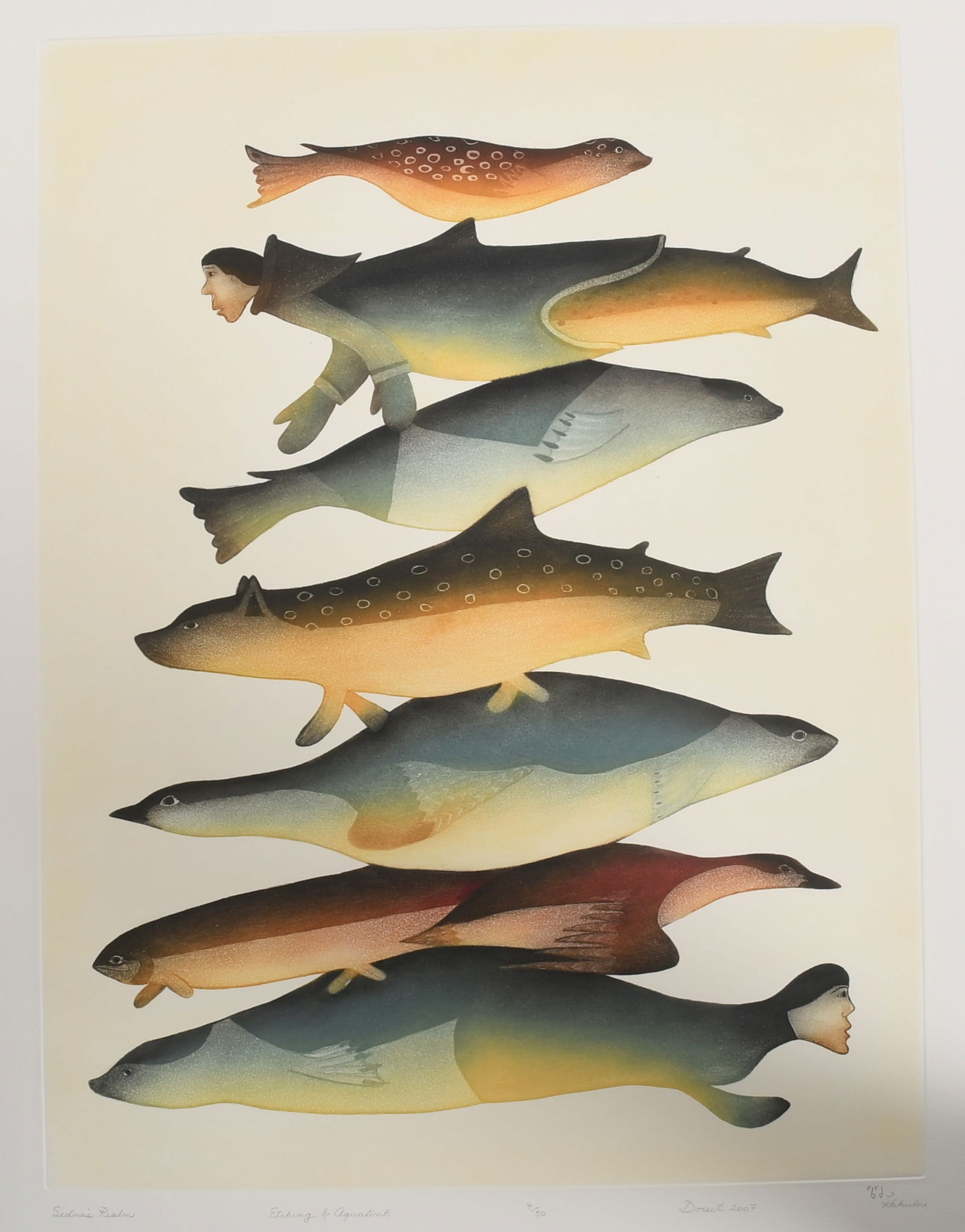 Kakulu Saggiaktok (Inuit, 1940-2020) Sednas' Realm (1 of 6)