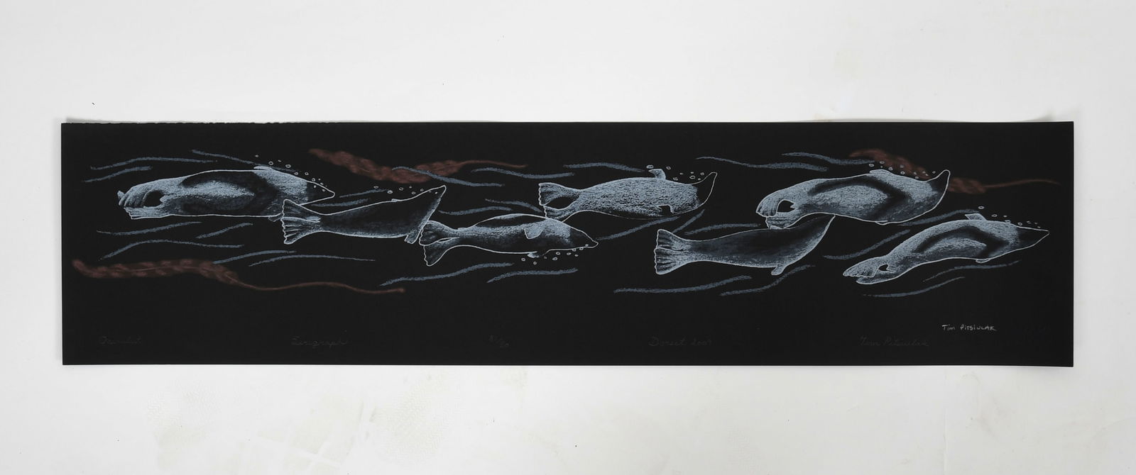 Tim Pitsiulak, Inuit (20th c./Modern) Serigraph (1 of 5)