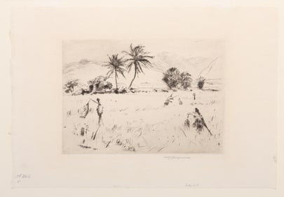 Huc Mazelet Luquiens (1881 - 1961), Etching