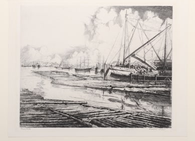 Louis Orr, Etching