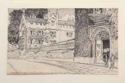 Joseph Pennell (1857 - 1926), Ink and Watercolor on Paper