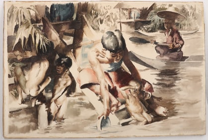Robert Riggs (1896 - 1970), Watercolor