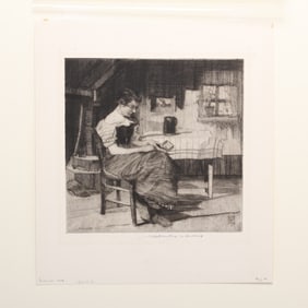 William Lee Hankey (1869 - 1952), Drypoint Etching