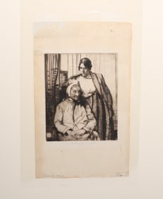 William Lee Hankey (1869 - 1952), Drypoint Etching