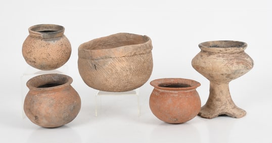 A Group of Ancient Thai Ban Chiang Pottery