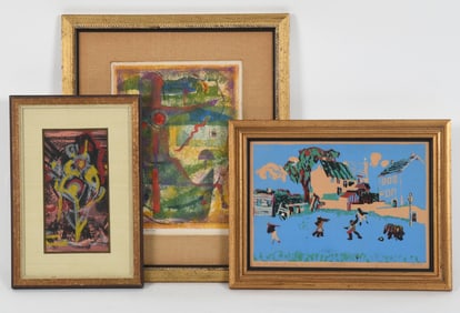 Abraham P. Hankins (1904 - 1963) Three Prints