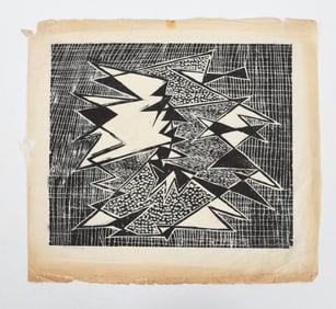 Abraham P. Hankins (1904 - 1963) Six Woodcut Prints