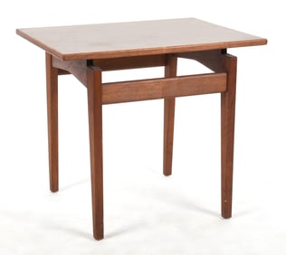 Jens Risom Teak Low Side Table, 20th Century