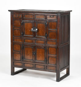 Korean Elm and Zelkova Tansu Chest, 19th Century