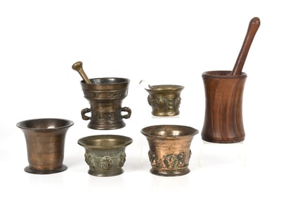 A Group of Mortar and Pestles