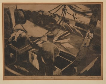 Allan Randall Freelon (1895-1960) Aquatint