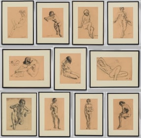 Eleven German Nude Studies, First Half of the 20th Century