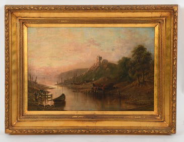 Continental School, (19th Century) Oil on Board
